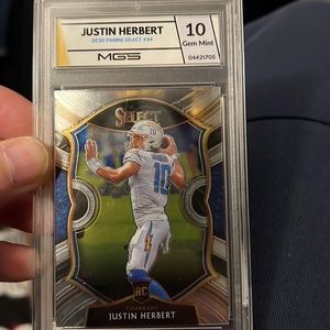 Justin Herbert Select rookie card